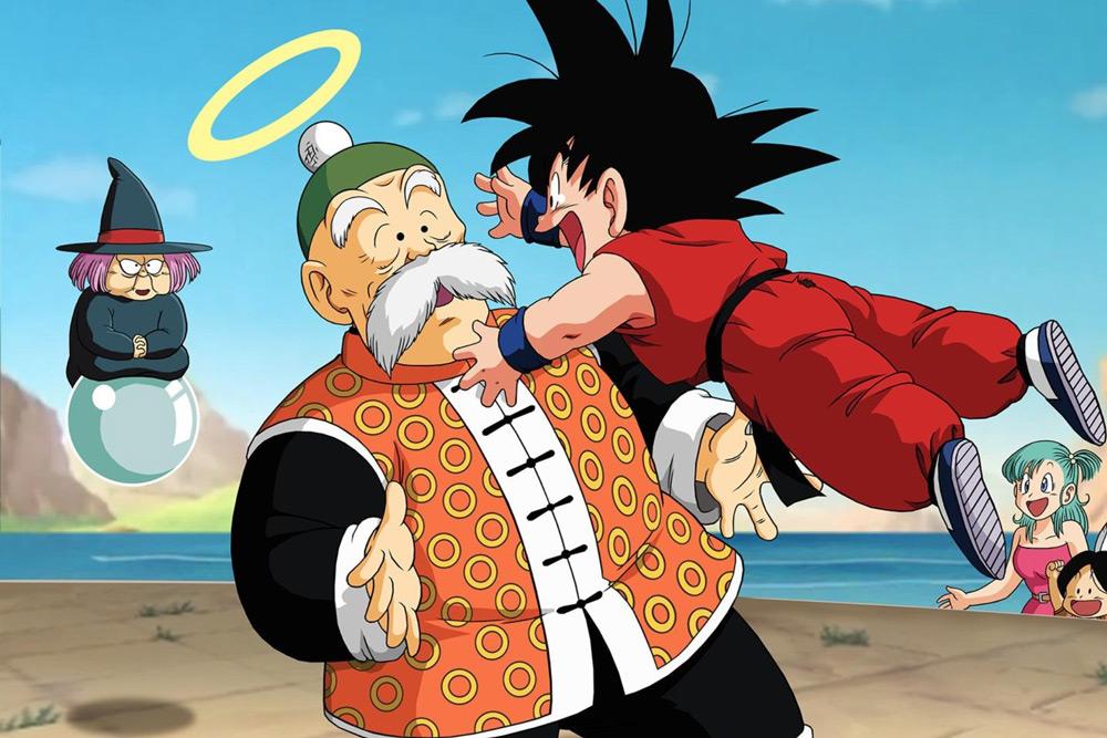 Goku se reencuentra con su abuelo gohan