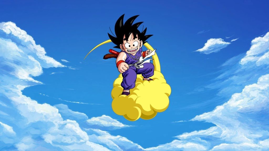 Goku en la nube kinton