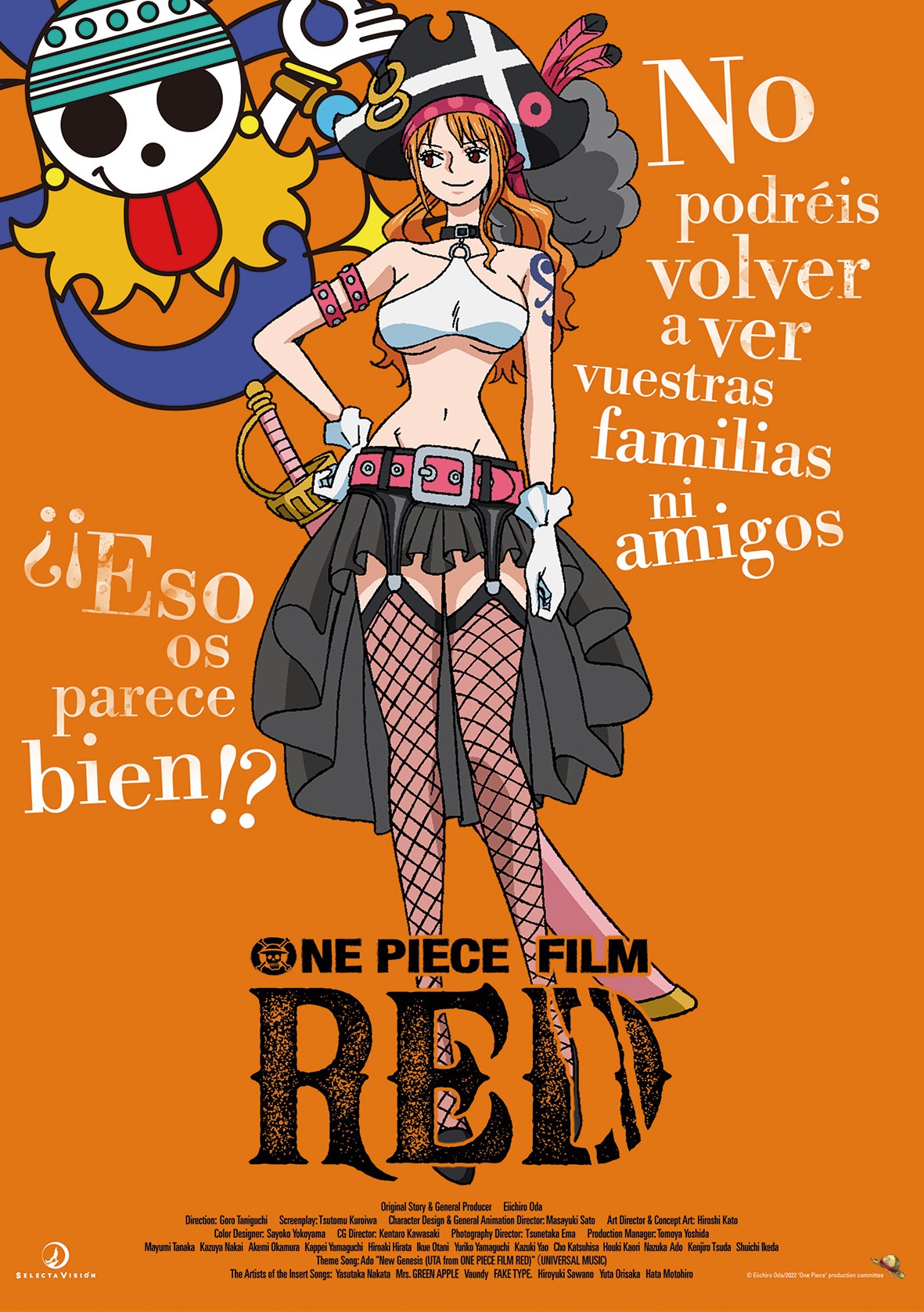 Nami Póster Personajes One Piece Film Red