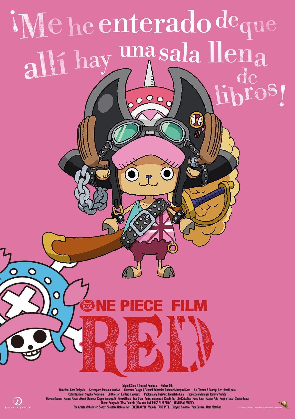 Chopper Póster Personajes One Piece Film Red