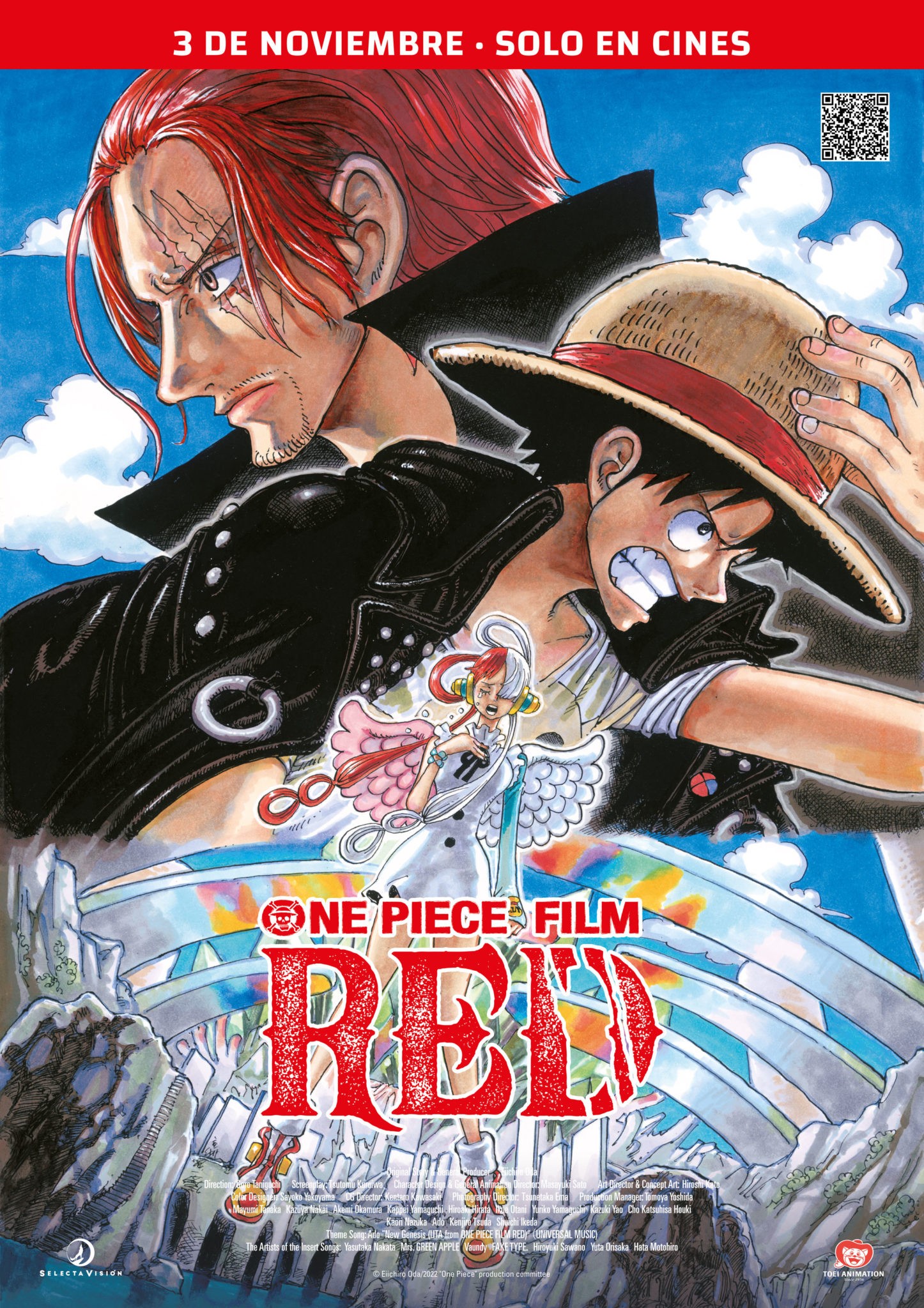 Poster One Piece Film Red-CAST