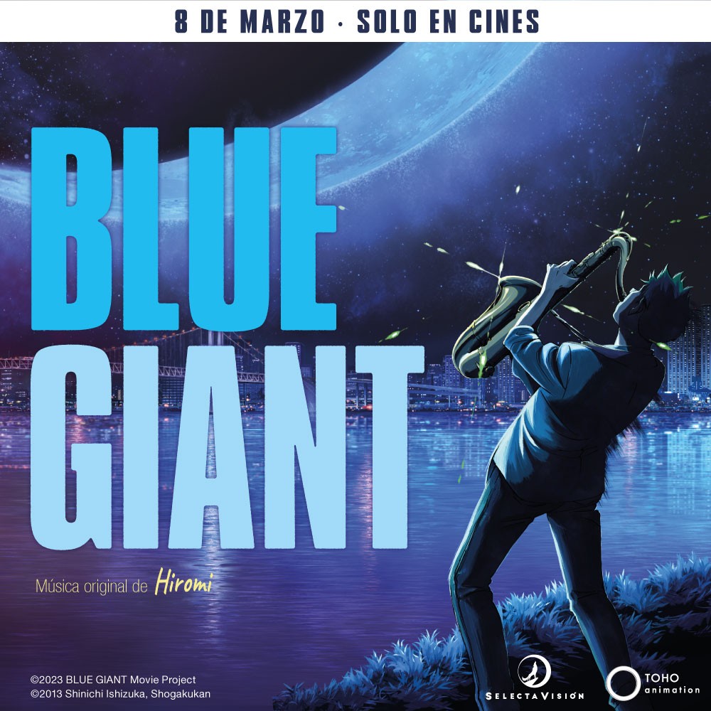 BLUE GIANT llega a los cines españoles este viernes 8 de marzo