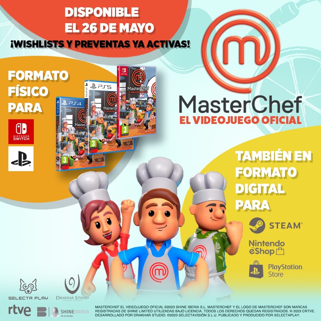 MasterChef: El videojuego oficial. El juego de cocina para disfrutar en familia